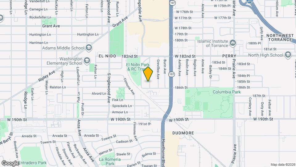 18513 Mansel Ave Map and Location Details