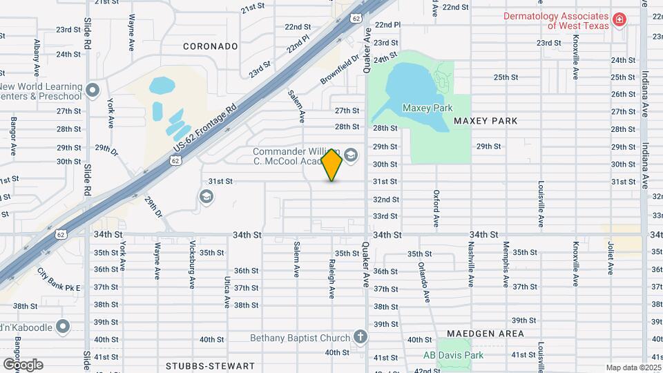 4419 31st St Map and Location Details