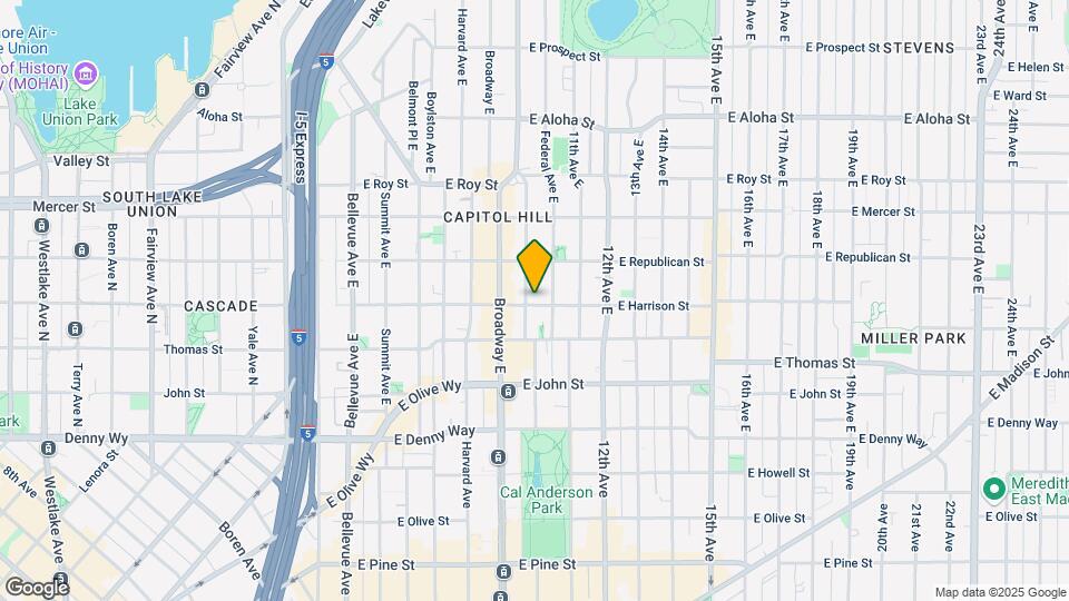 1008 E Harrison St Map and Location Details