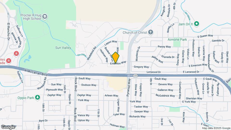 915 Emerson Way Map and Location Details
