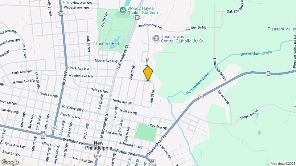 312 Minnich Ave NE Map and Location Details