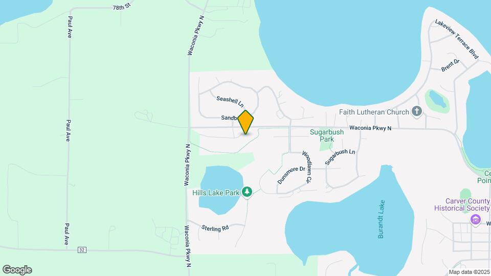 1645 Lakeridge Way Map and Location Details