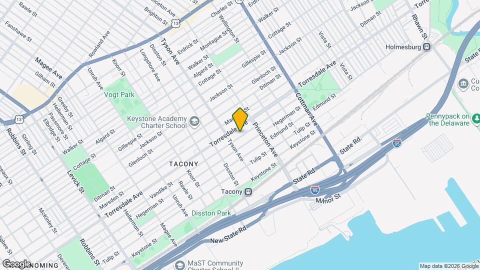 7018 Vandike St Map and Location Details