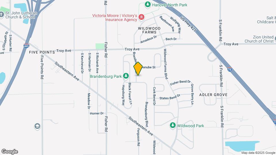 3215 Brandenburg Dr Map and Location Details