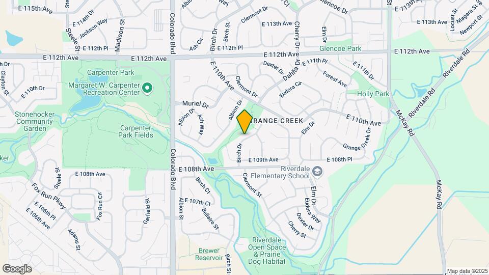 10935 Birch Dr Map and Location Details