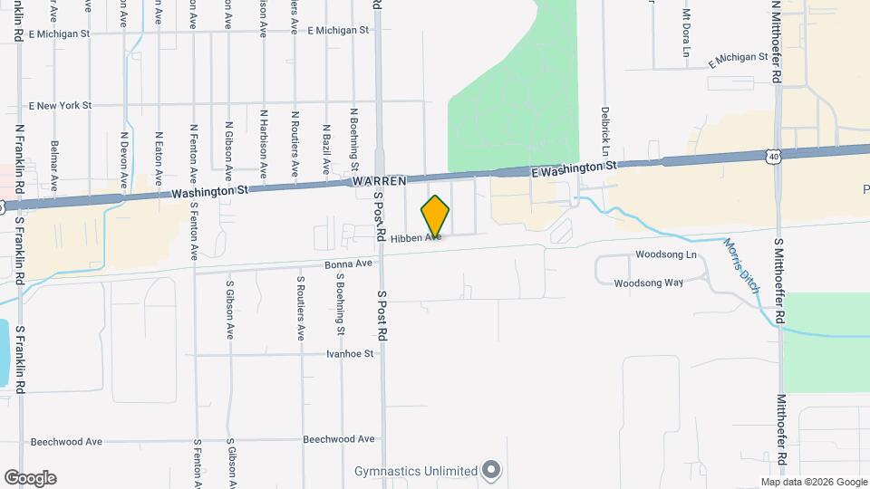 9137 Hibben Ave Mapa y Detalles de la Ubicación