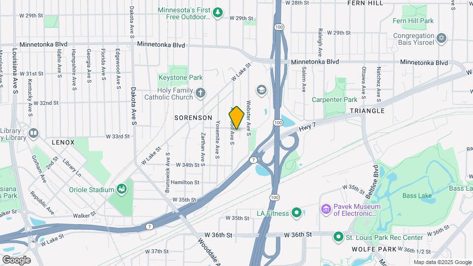 3305 Xenwood Ave S Map and Location Details