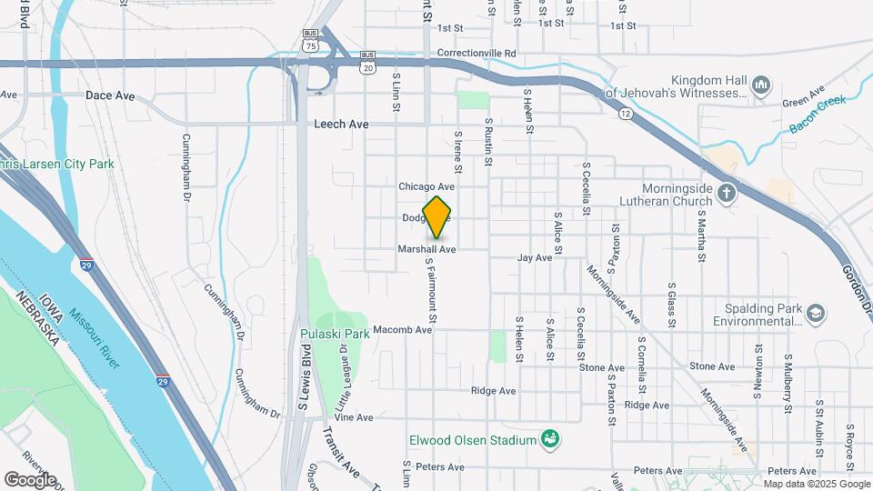 726 S Fairmount St Map and Location Details