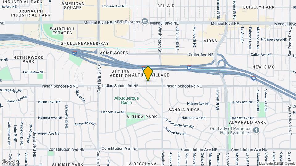 4244 Altura Mesa Ln NE Map and Location Details
