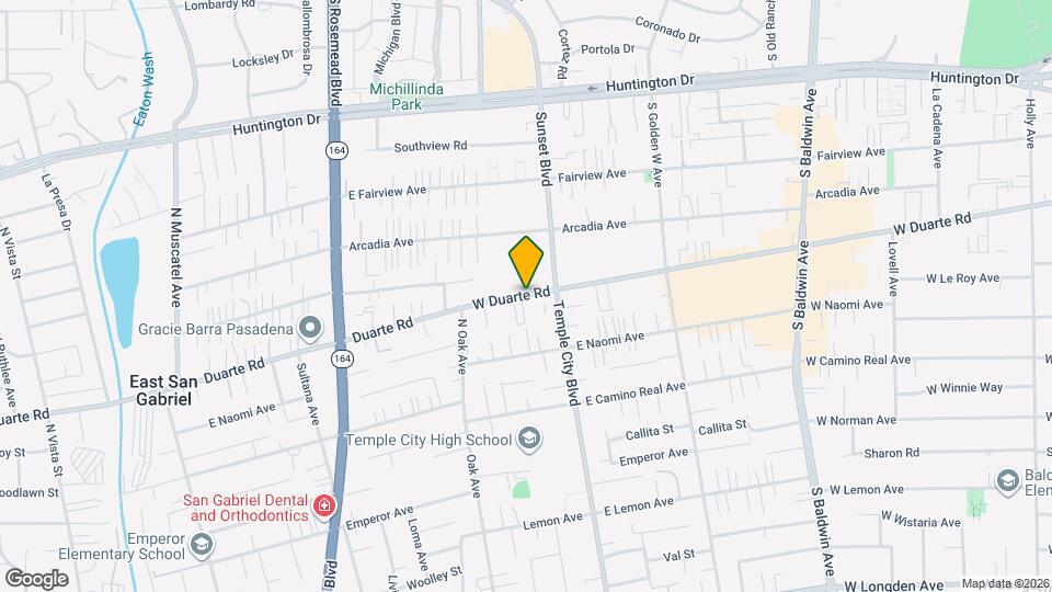 1164 W Duarte Rd, Unit 19 Map and Location Details