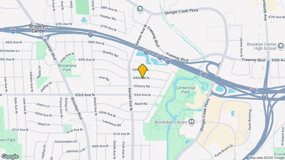 2813 64th Ave N Map and Location Details