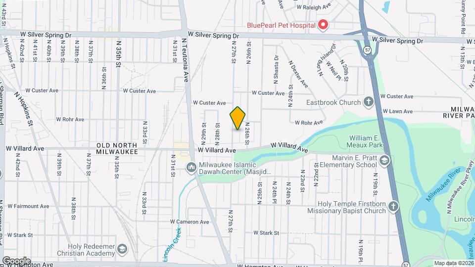 5246 N 27th St Map and Location Details