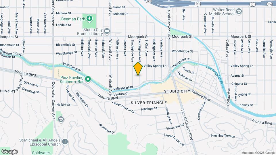 4115 Laurelgrove Ave Map and Location Details