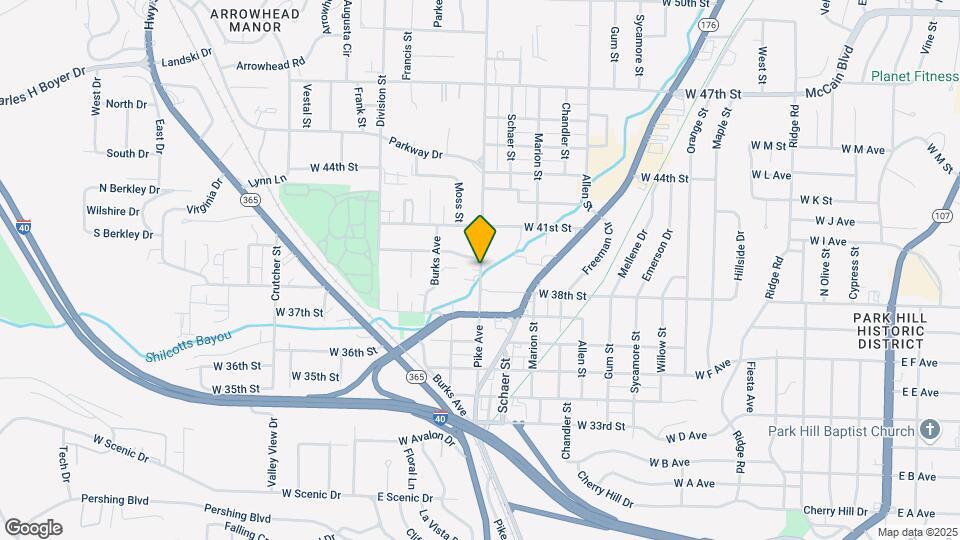 3811 Pike Ave-Unit -B Map and Location Details