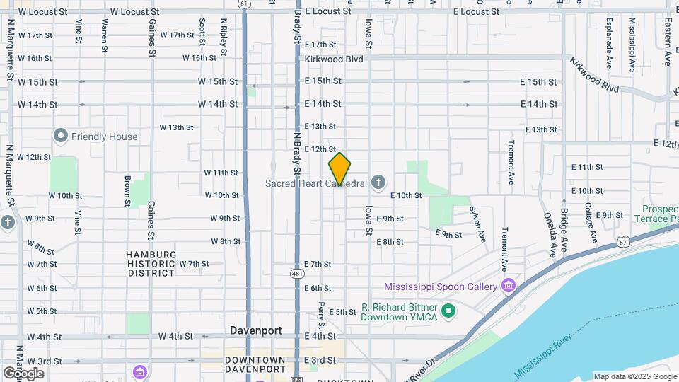 1028 Pershing Ave Mapa y Detalles de la Ubicación