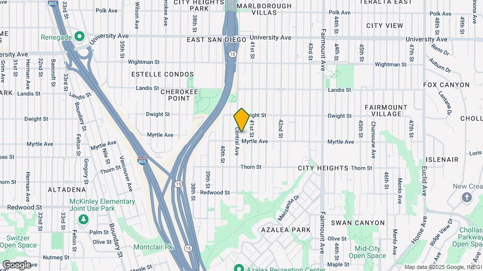 3517 Central Ave. Map and Location Details