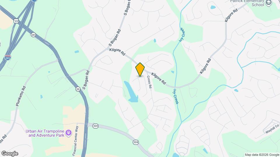 3645 Fallen Oak Ln Map and Location Details