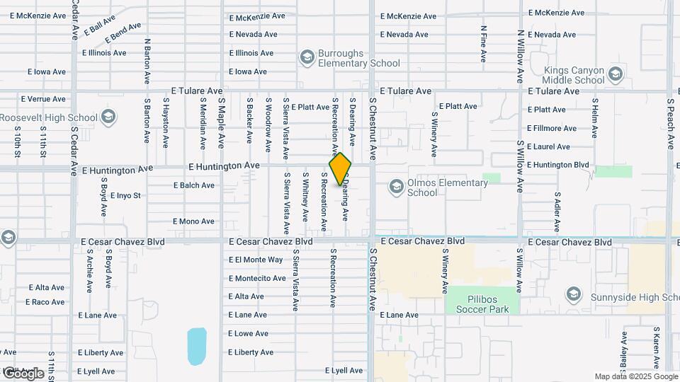 512 S Dearing Ave Map and Location Details