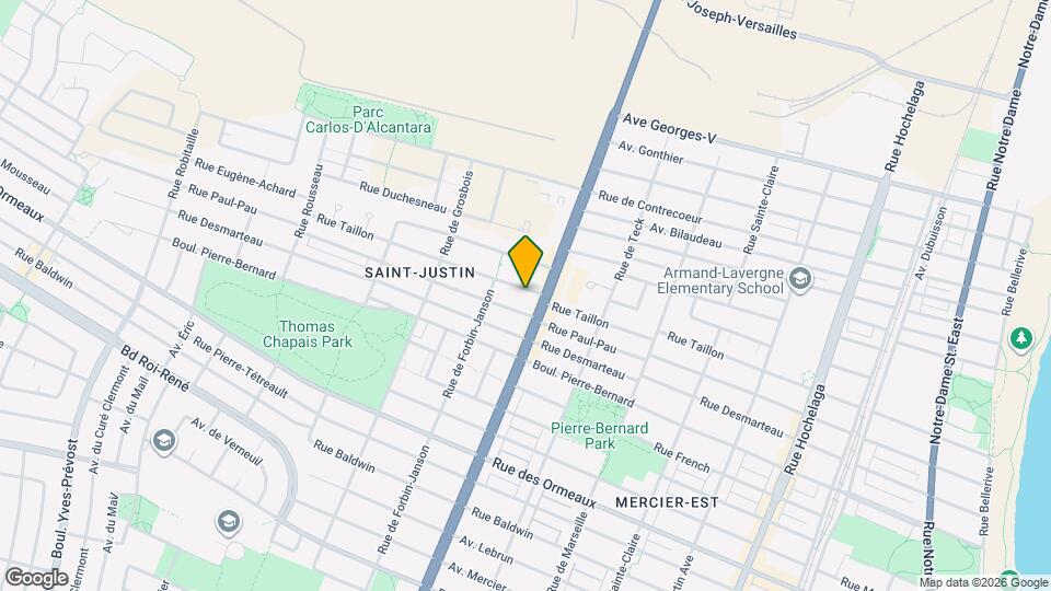 3920-3924 Taillon Rue Map and Location Details