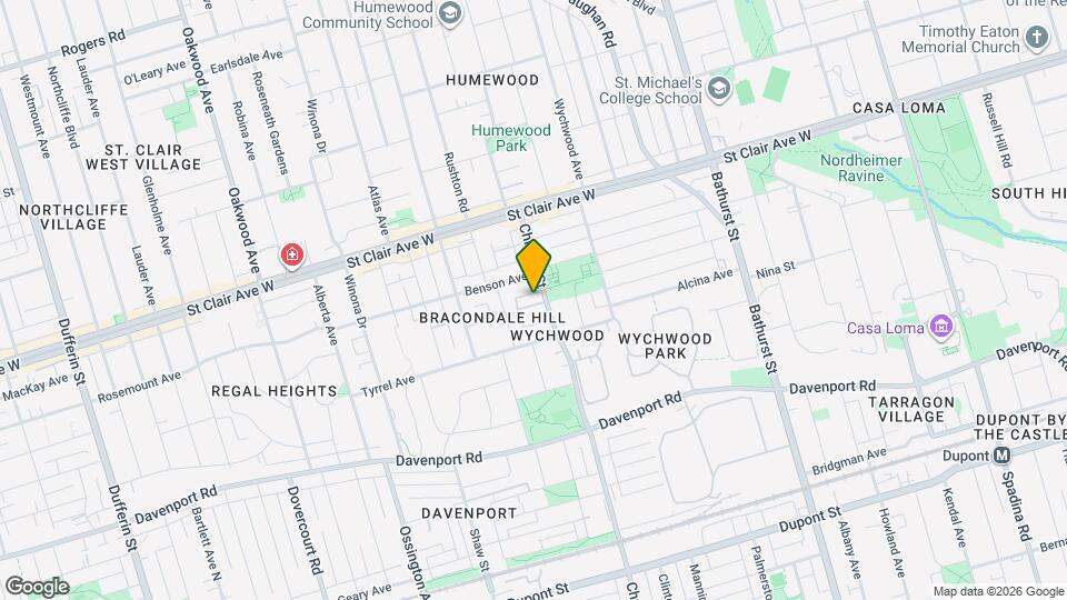 580 Christie St Map and Location Details