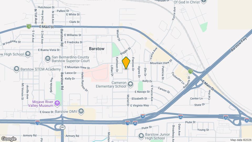 650 Muriel Dr Map and Location Details