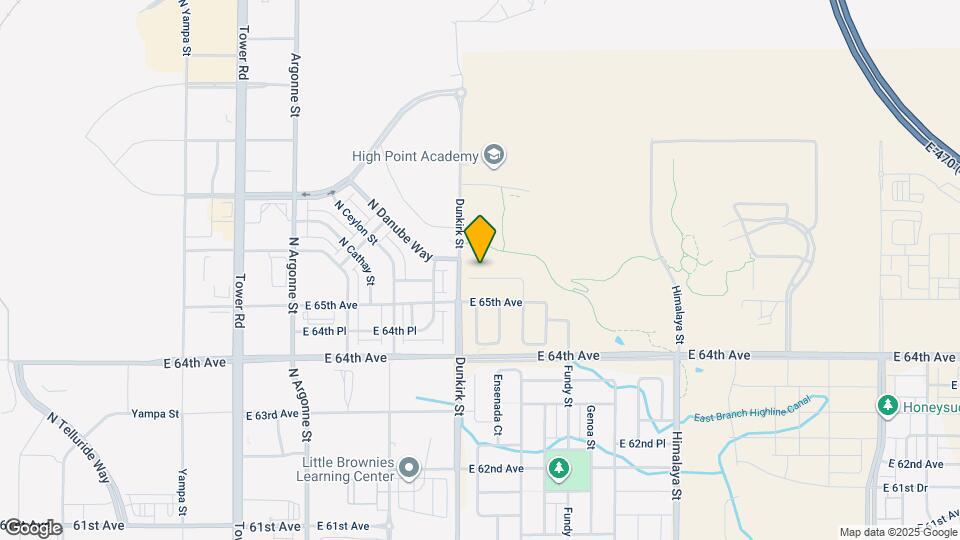 19369 E 65th Pl Mapa y Detalles de la Ubicación