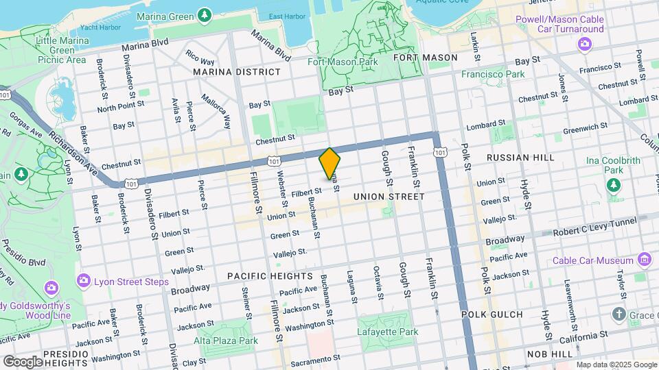 1908 Filbert St Map and Location Details