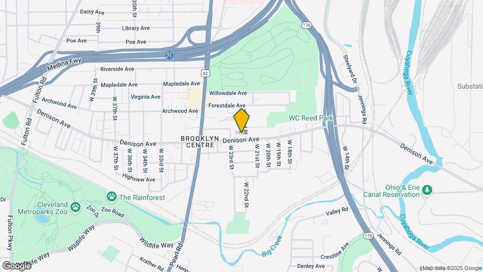 2206 Denison Ave Map and Location Details
