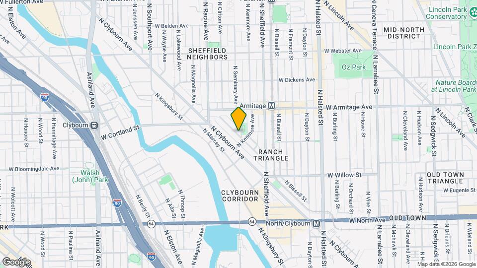 1920 N Seminary Ave, Unit A Mapa y Detalles de la Ubicación