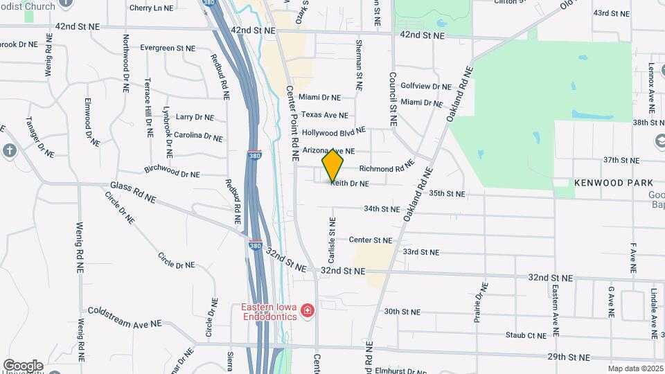 1643 Keith Dr NE Map and Location Details