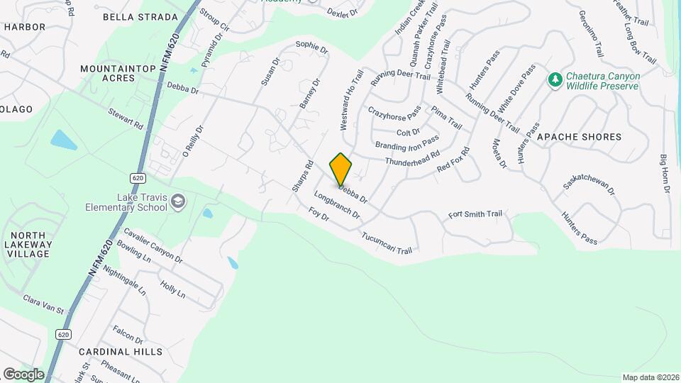 14803 Debba Dr Map and Location Details