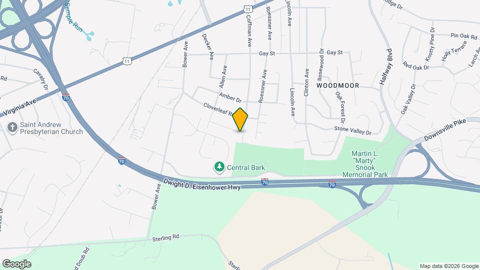 10804 Coffman Ave Mapa y Detalles de la Ubicación