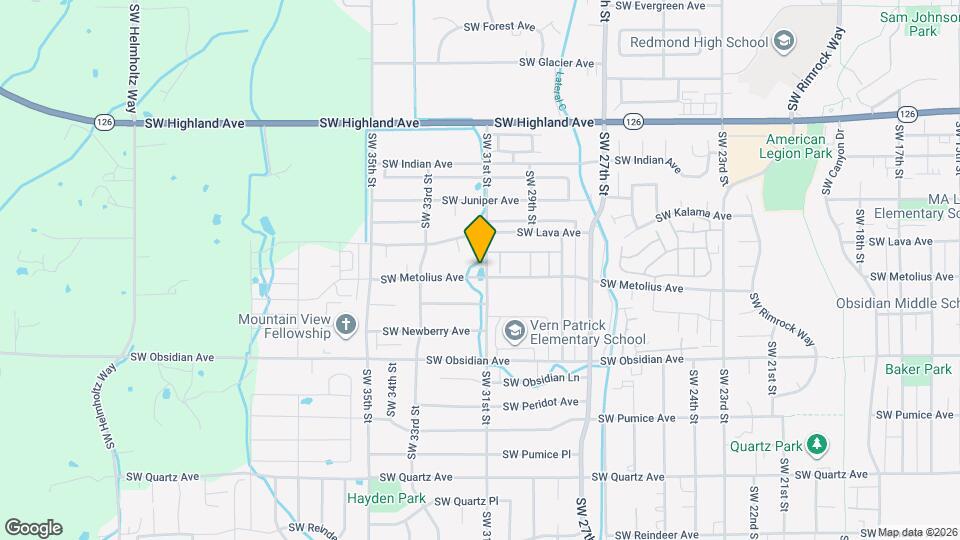3115 SW Metolius Ave Map and Location Details
