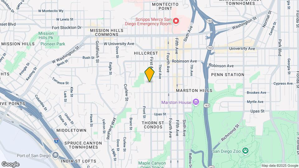 3650 1st Ave Map and Location Details