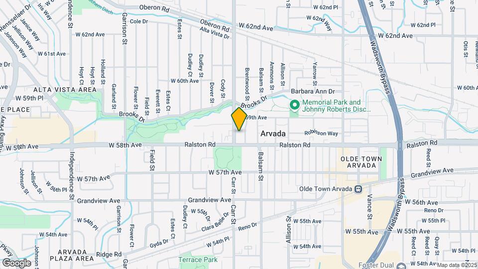 5840 Carr Street Mapa y Detalles de la Ubicación