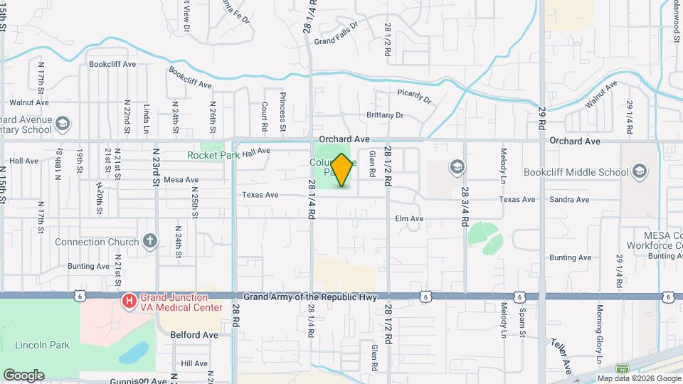 2832 Texas Ave Map and Location Details