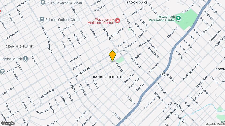 1906 Bosque Blvd Map and Location Details