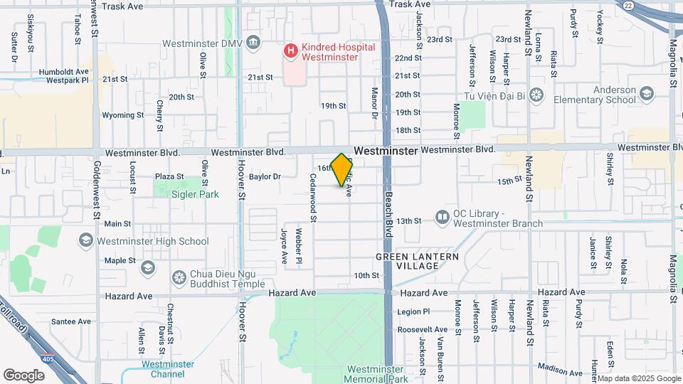 7832 15th St Map and Location Details