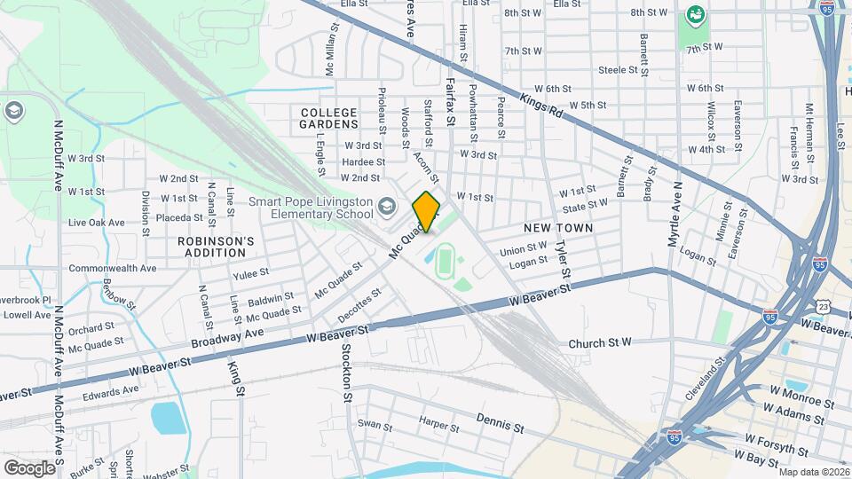 1751 Broadway Ave Map and Location Details