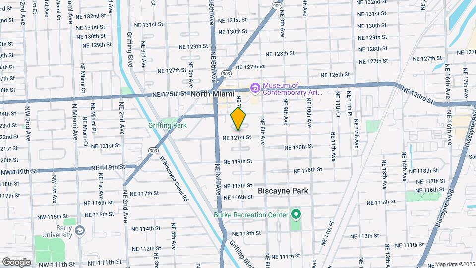 695 NE 121st St Map and Location Details
