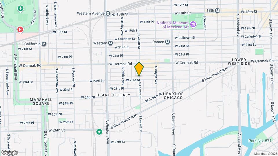 2200 W 23rd St Map and Location Details