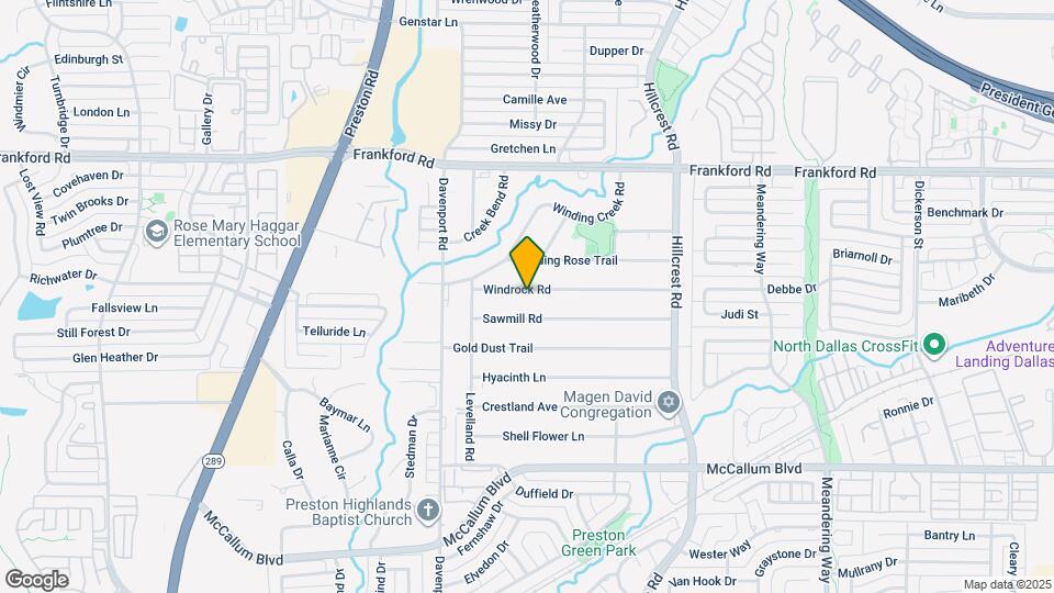 6624 Windrock Rd Map and Location Details