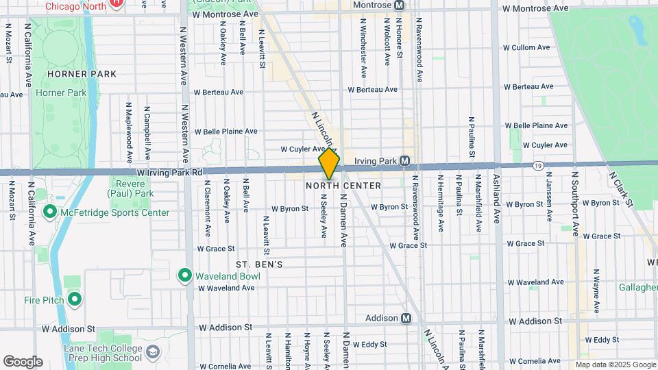 3935 N Seeley Ave Map and Location Details