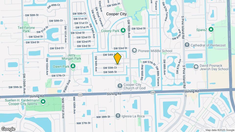9081 SW 55th Ct Map and Location Details