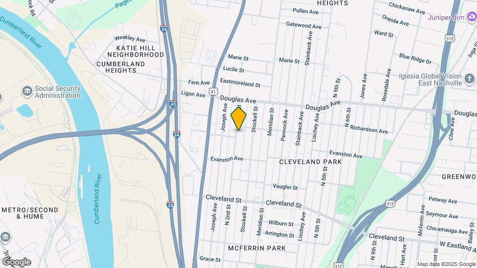 1125 N 2nd St Map and Location Details