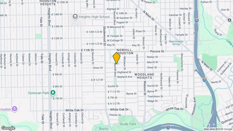 3406 Norhill Blvd Map and Location Details