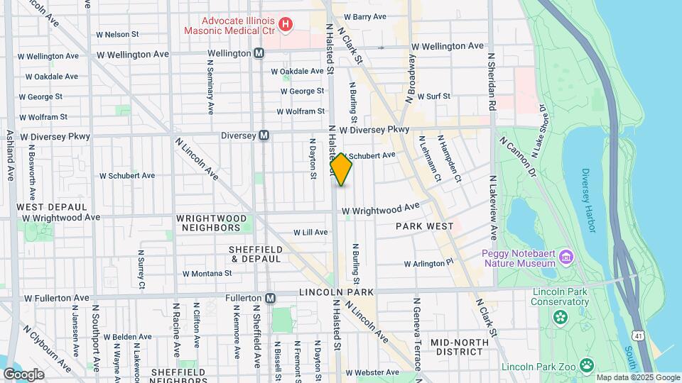 2631 N Halsted St Map and Location Details