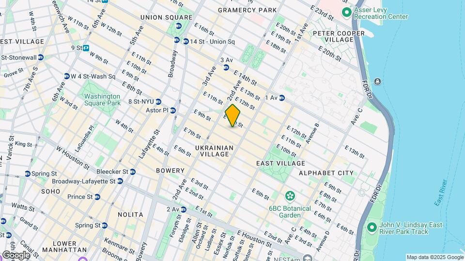 329 E 9th St Mapa y Detalles de la Ubicación