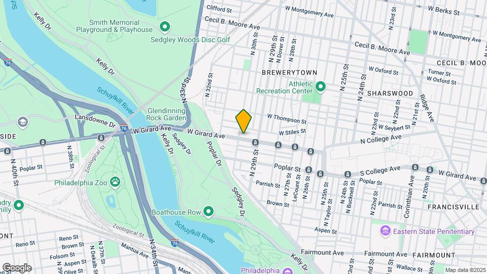 2941 W Girard Ave, Unit 1 Map and Location Details