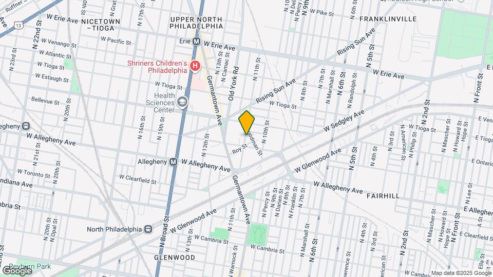 3315 N 11th St Map and Location Details